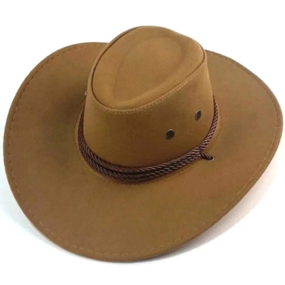 Womens Vintage camel western hat